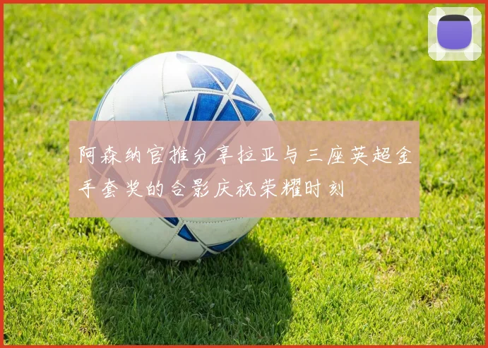 阿森纳官推分享拉亚与三座英超金手套奖的合影庆祝荣耀时刻